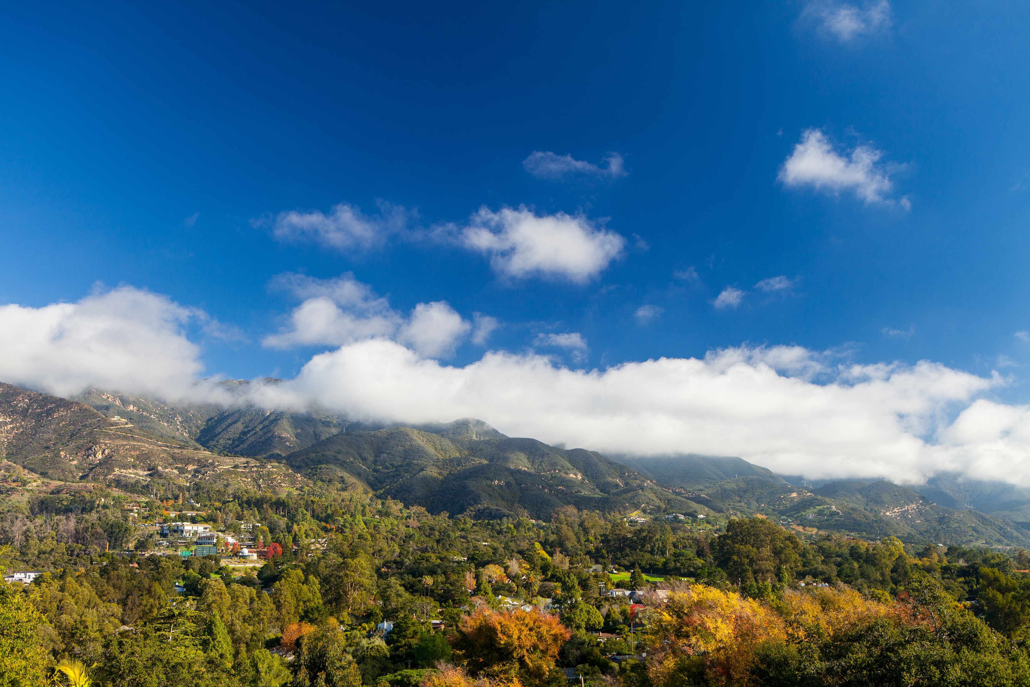 westmont campus aerial hillside