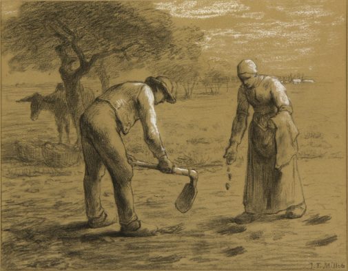 Jean-François Millet's "Potato Planters"