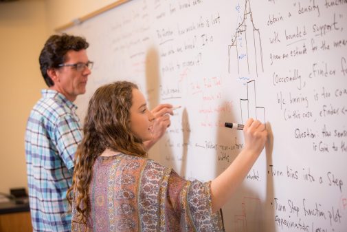 Dr. Dave Hunter and Senior Emma Donelson