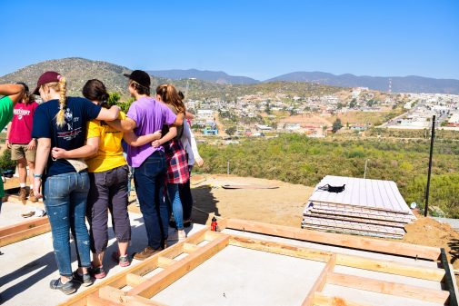 Westmont students build houses and change lives in Ensenada (photo by Katie Wright '16)