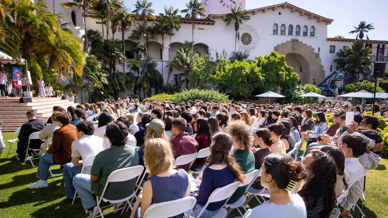 Scholarship Foundation of Santa Barbara event at the Sunken Gardens